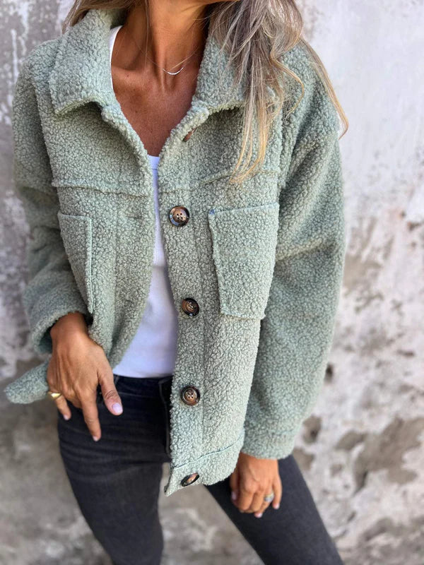 GAËLLE | Elegante Korte Jas met Revers en Chic