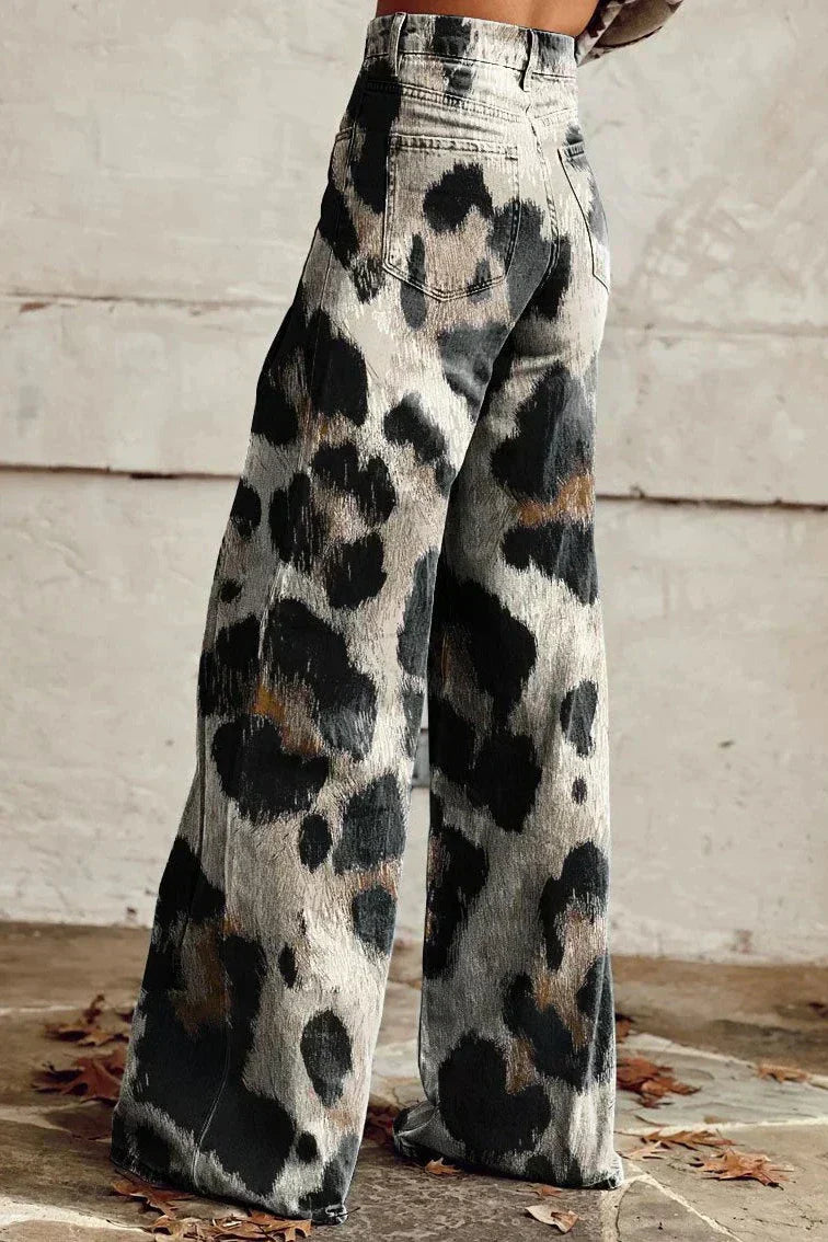 THALIA | Boho Vintage Broek met Chic Print