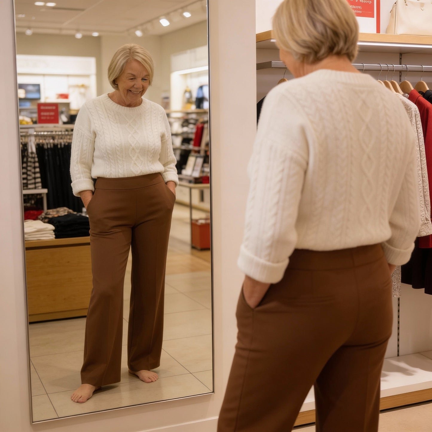 Mandy | comfortabele stretchbroek - 1+1 GRATIS