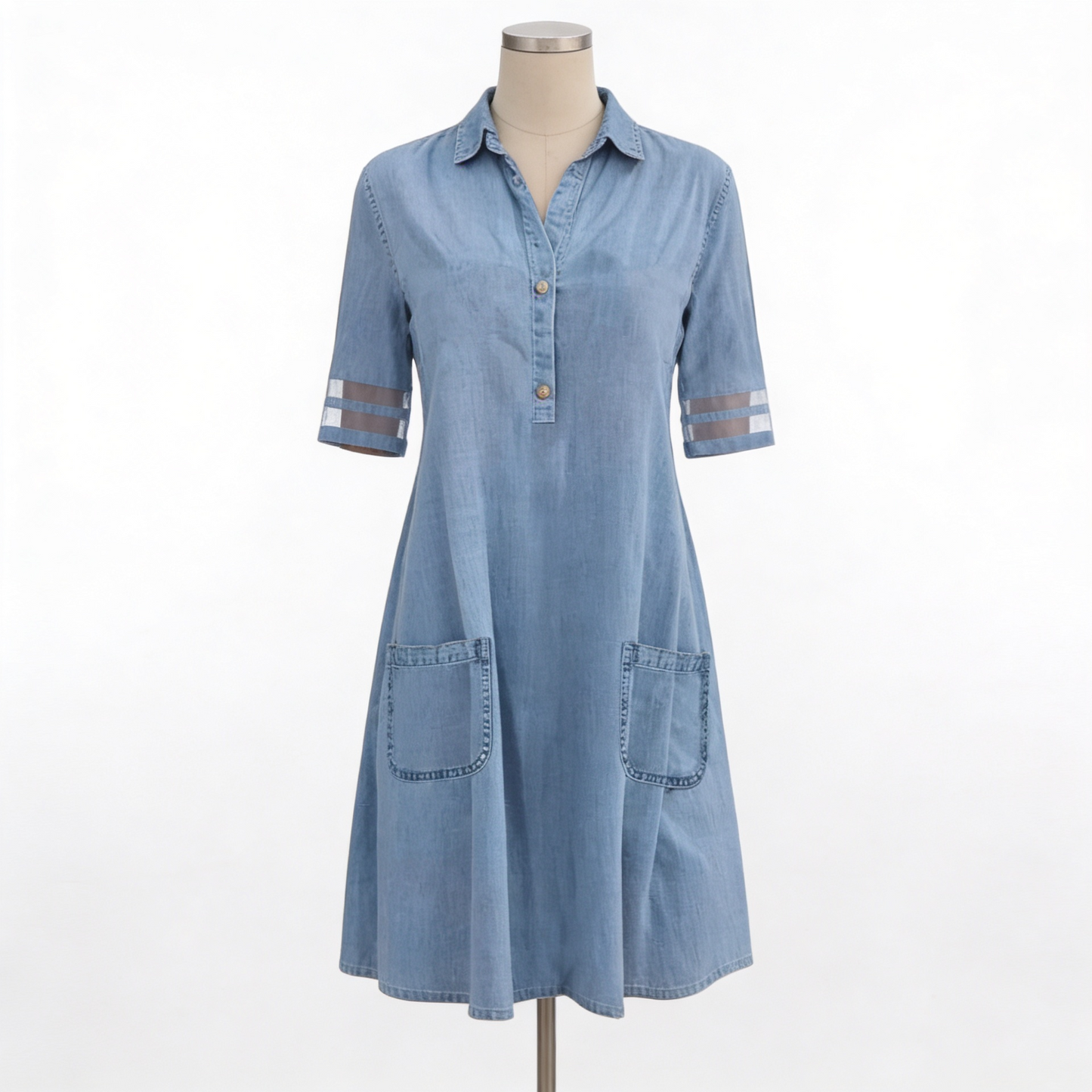 Luciana | Elegante Denim Blousejurk