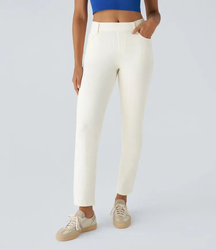 ELVIRA | Hoge Taille Ultra Comfortabele Broek met Casual Chic Stijl