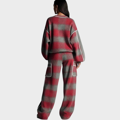 HALINA | Jersey- en Broekset met ultiem comfort en flatterende look voor dagelijks en reizen