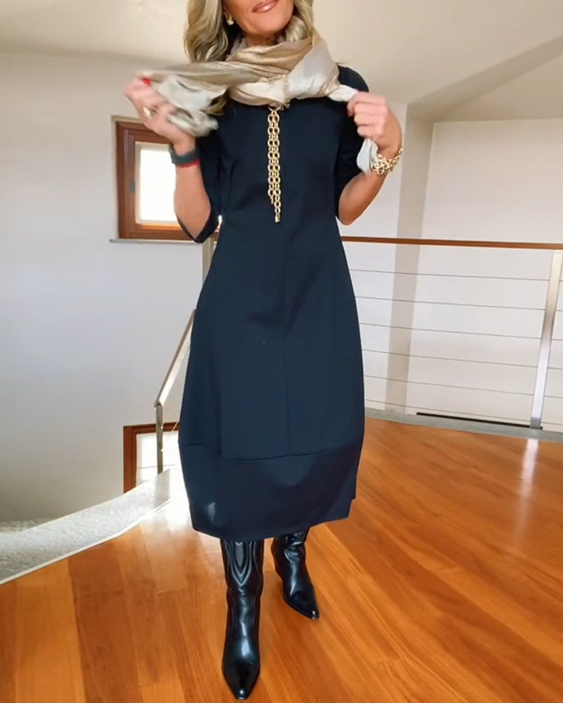 ROSALIE | Elegante Maxi Jurk die het Silhouet Verfijnt en Dagelijks Comfort Biedt