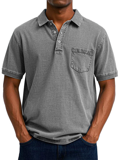 Matteo | Casual Vintage Polo 1+1 GRATIS