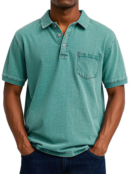 Matteo | Casual Vintage Polo 1+1 GRATIS