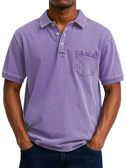 Matteo | Casual Vintage Polo 1+1 GRATIS