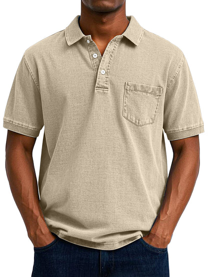 Matteo | Casual Vintage Polo 1+1 GRATIS