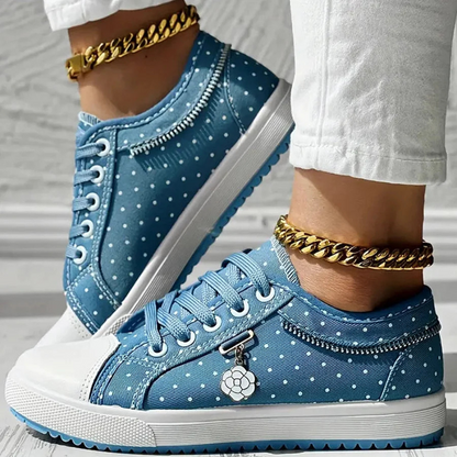 Rosalie | Elegante sneakers met bloemenaccenten