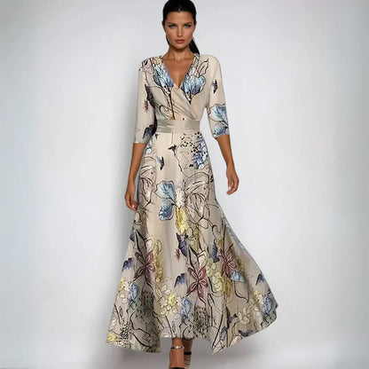 ELIANA | Elegante en veelzijdige bloemenjurk