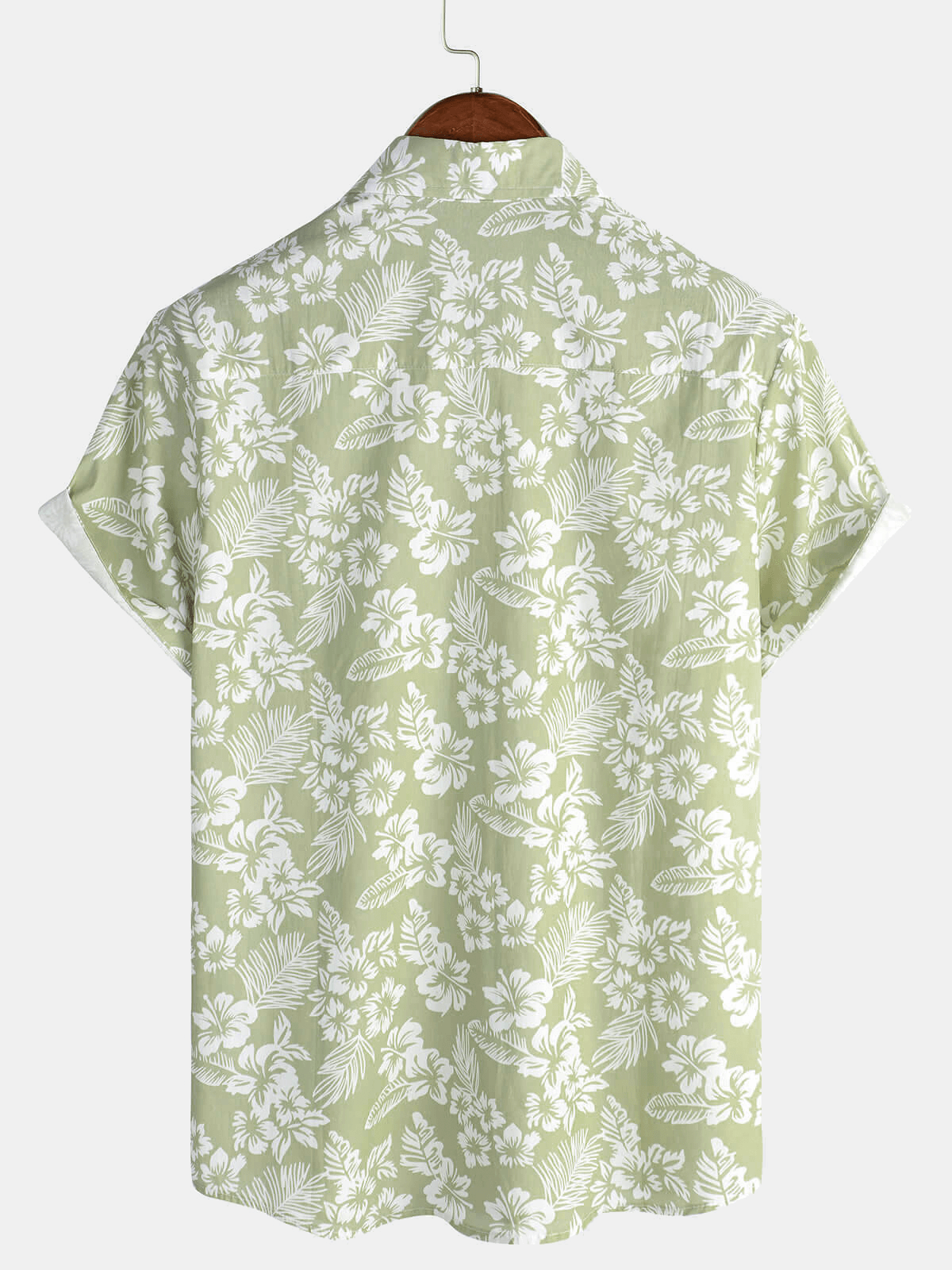 Aurelio | Hawaïblouse met korte mouwen en bloemenpatroon