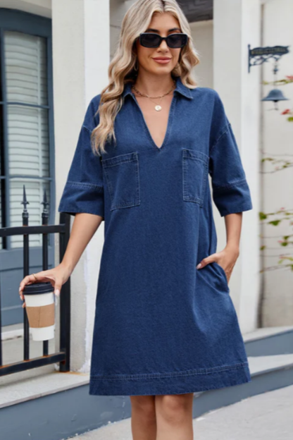 Giada | Casual denim jurk