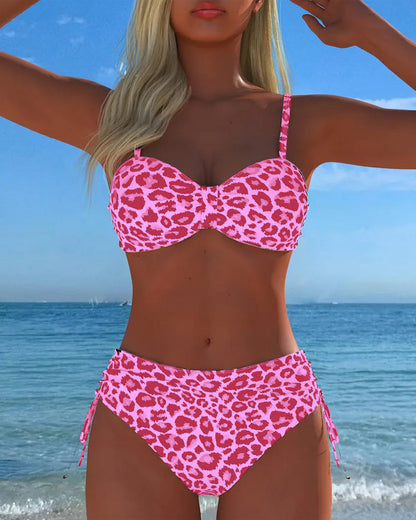 Zara | Tweedelige bikini met luipaardprint