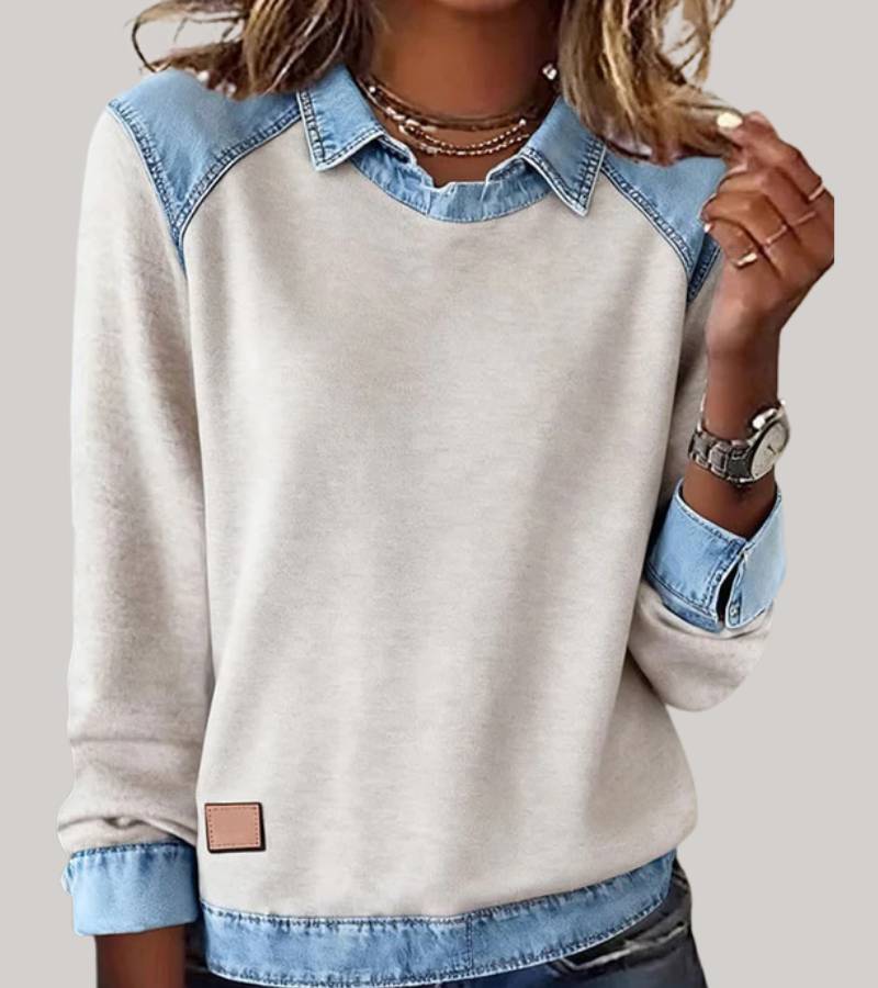 CRESSIDA | Elegante Trui met Verfijnde Details voor Dagelijkse Chic