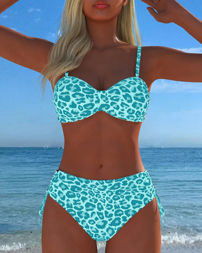 Zara | Tweedelige bikini met luipaardprint