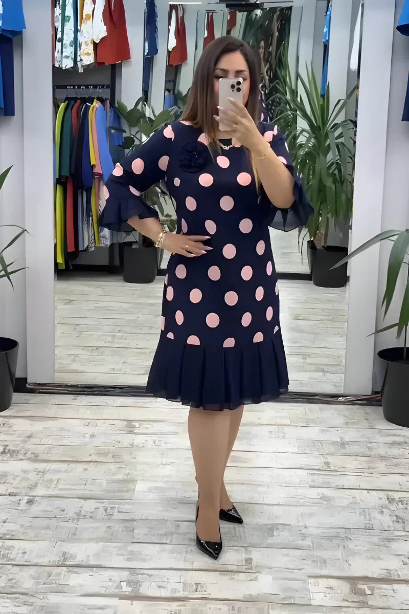 JULIANA | Elegante midi-jurk met flatterende pasvorm en tijdloze stijl