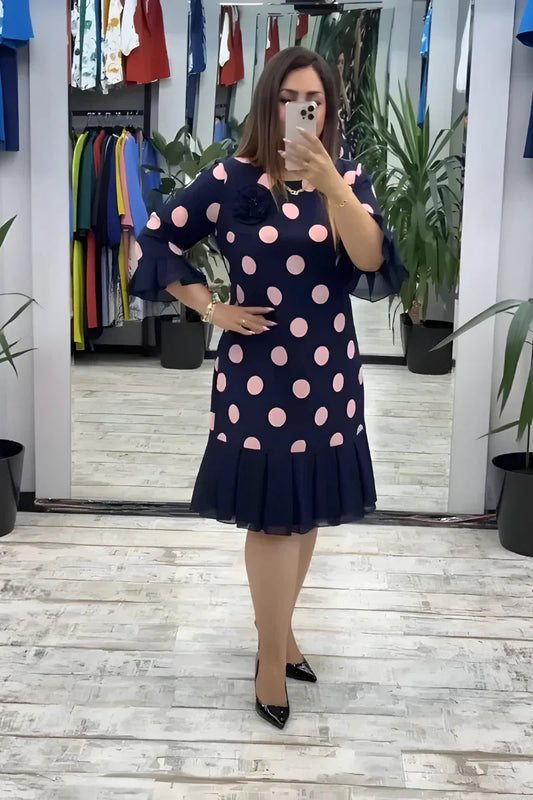 JULIANA | Elegante midi-jurk met flatterende pasvorm en tijdloze stijl
