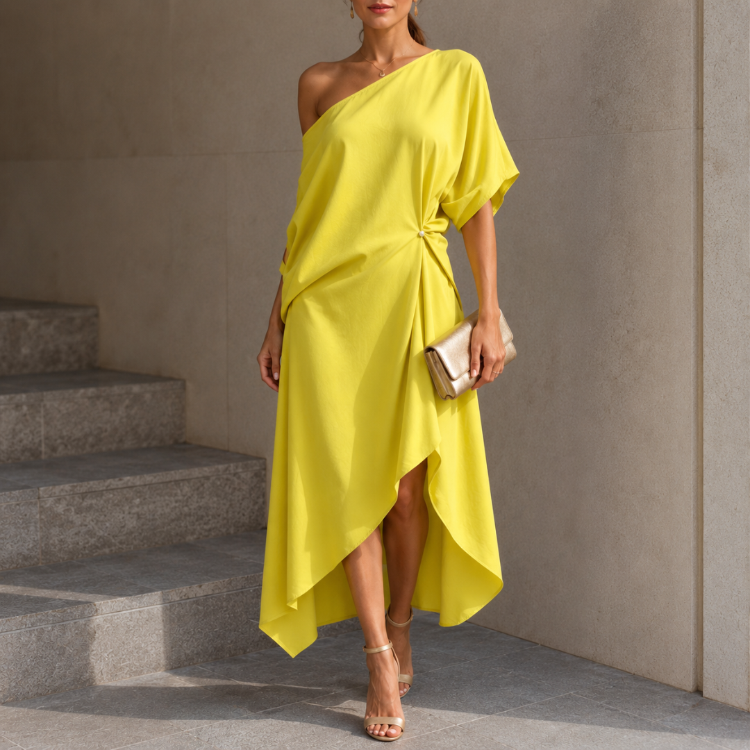 Elara | Elegante asymmetrische jurk