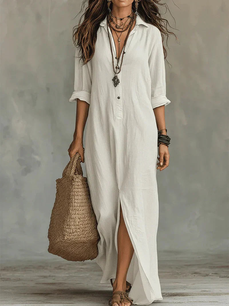 Isolde | Luxe maxi-jurk met flatterende silhouet