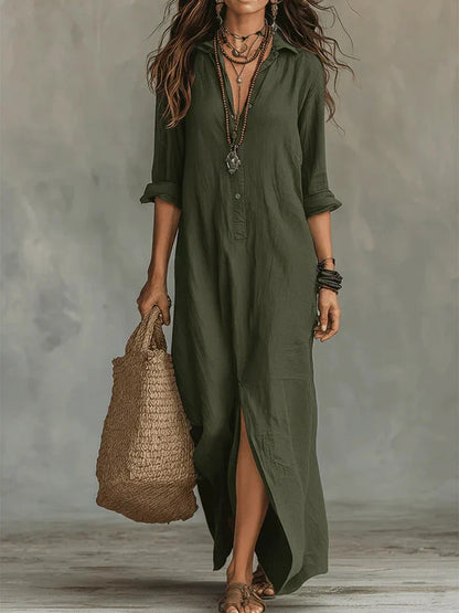 Isolde | Luxe maxi-jurk met flatterende silhouet
