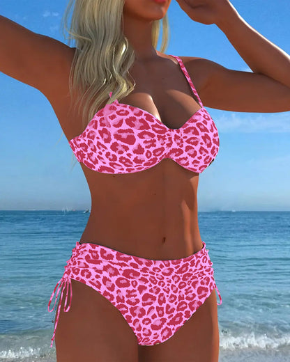 Zara | Tweedelige bikini met luipaardprint