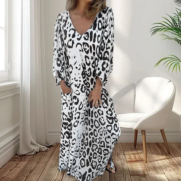Marisol | Chique Safari-jurk met luipaardprint 1+1 GRATIS