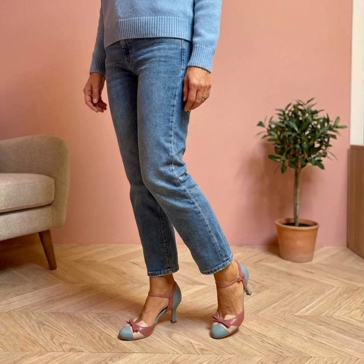 Rosalie | Vintage Comfortsandalen