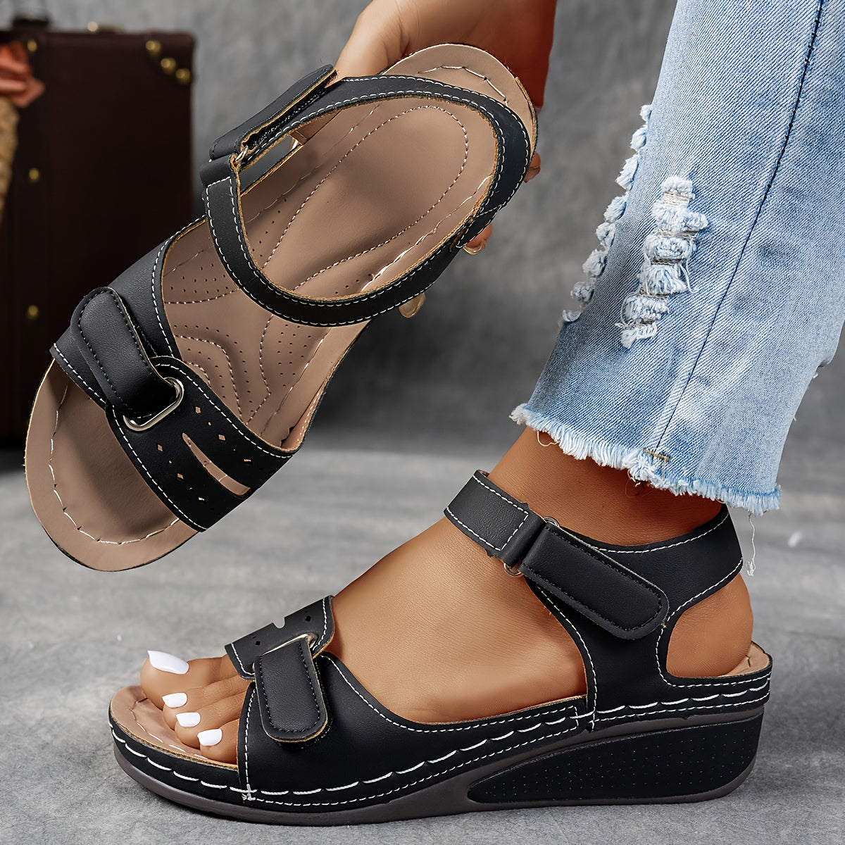 YSORIA ORTHOSTYLE | Orthopedische Zomer Sandalen met Totaal Comfort en Dagelijkse Elegantie