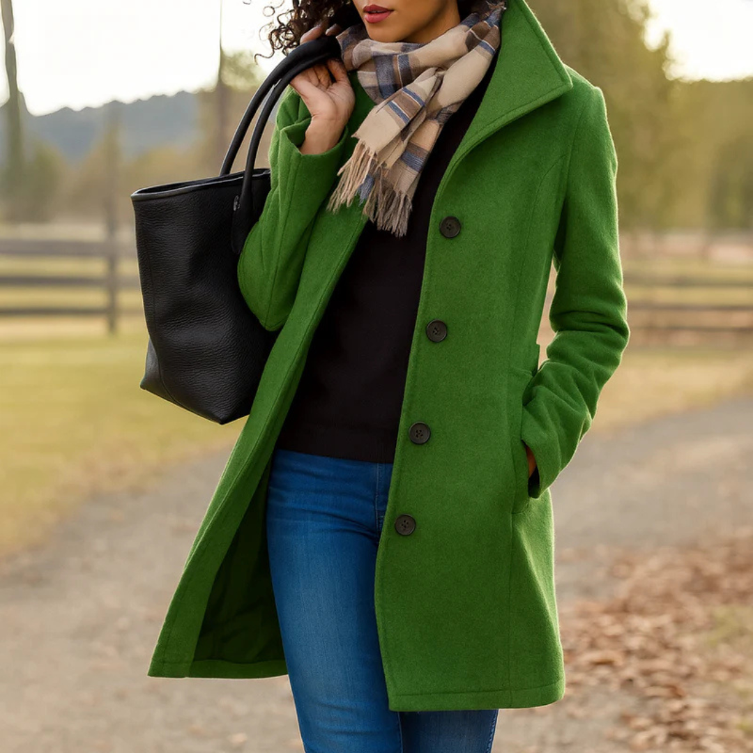 ILYANA | Elegante Jas met Omarmende Warmte en Tijdloze Stijl