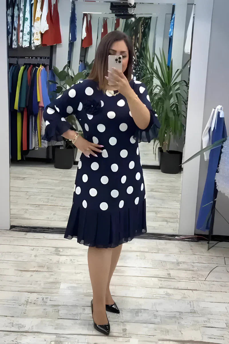 JULIANA | Elegante midi-jurk met flatterende pasvorm en tijdloze stijl