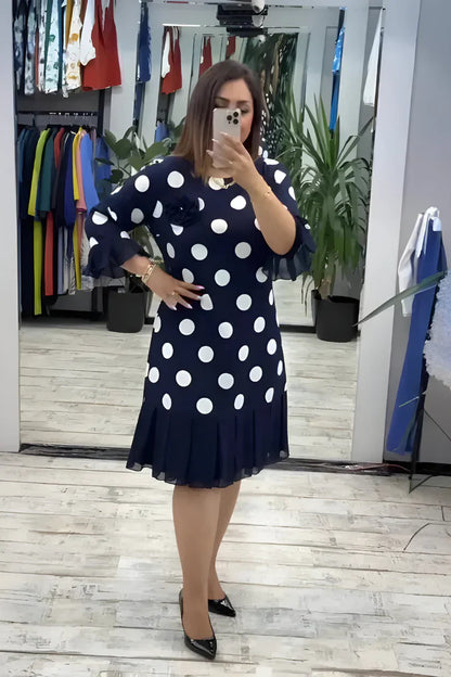 JULIANA | Elegante midi-jurk met flatterende pasvorm en tijdloze stijl