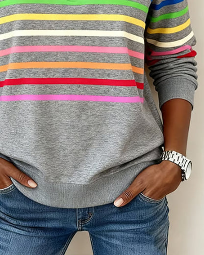 LUNARA | Casual Sweater met Comfort en Kleurrijke Stijl voor Elke Dag