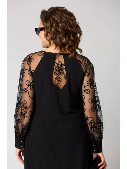 VIOLETTE | Klassieke midi-jurk voor speciale gelegenheden