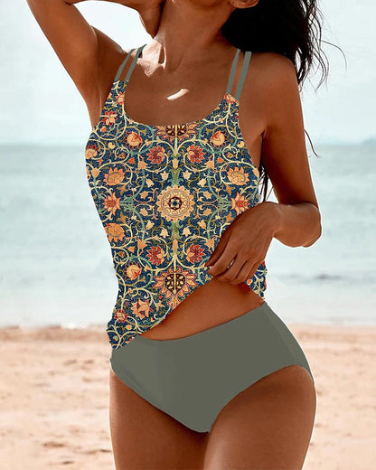 Maëva | Tankini met dubbele schouderbandjes