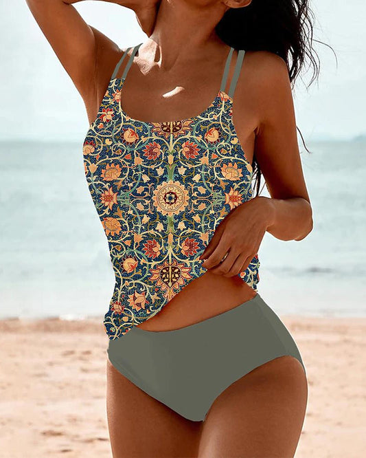 Maëva | Tankini met dubbele schouderbandjes