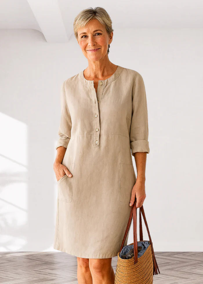 Lina | Comfortabele casual jurk met een tijdloze uitstraling