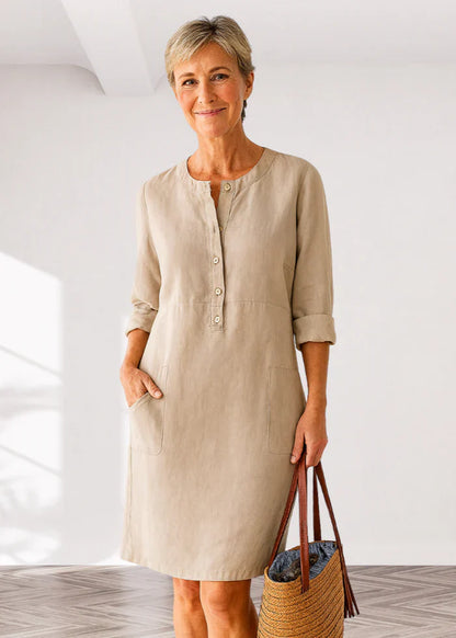 Lina | Comfortabele casual jurk met een tijdloze uitstraling