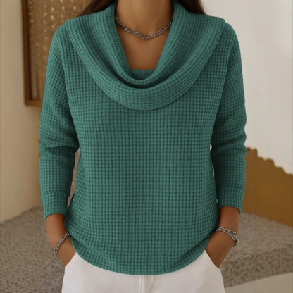 DORELLA  | Elegante Trui met Warm Comfort en Vloeiende Watervalhals voor Elke Dag