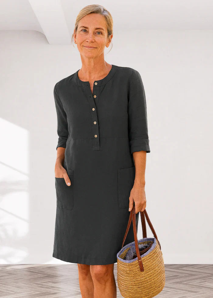 Lina | Comfortabele casual jurk met een tijdloze uitstraling