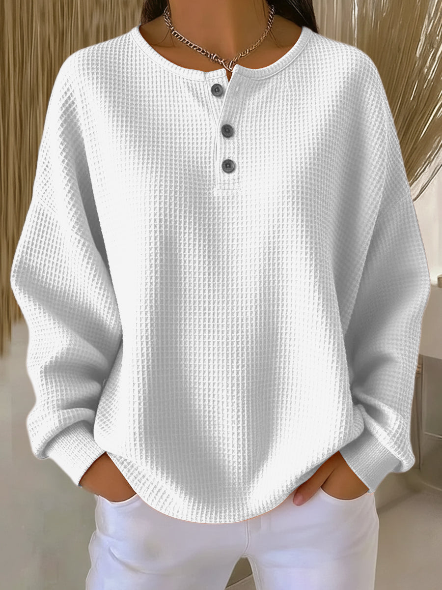 ORIANA | Casual sweatshirt met kraag