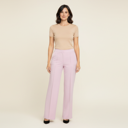 Livia – Wijde broek met rechte pijpen 1+1 GRATIS