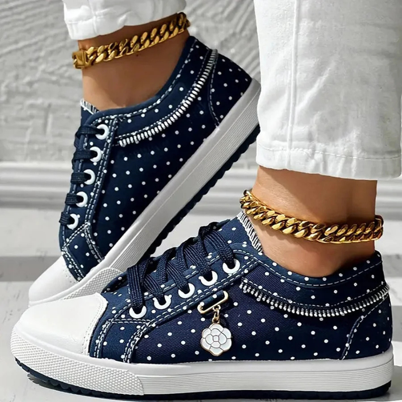 Rosalie | Elegante sneakers met bloemenaccenten