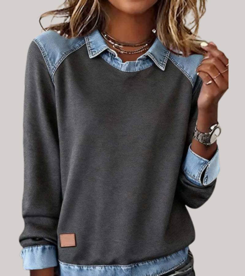 CRESSIDA | Elegante Trui met Verfijnde Details voor Dagelijkse Chic