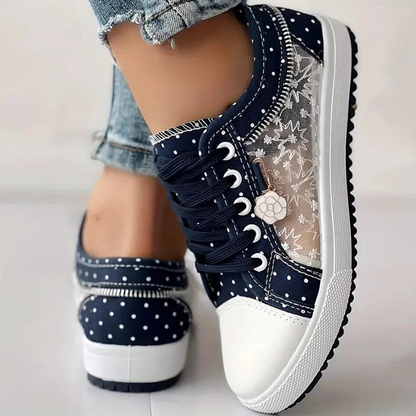 Rosalie | Elegante sneakers met bloemenaccenten