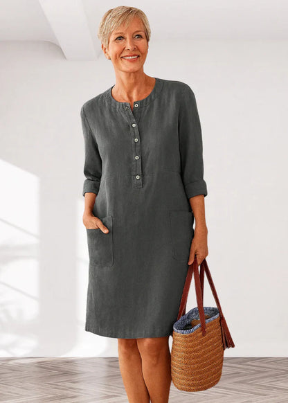 Lina | Comfortabele casual jurk met een tijdloze uitstraling