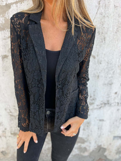 Maxime | Transparante Kanten Blazer
