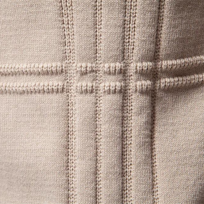 PIERREX | Katoenen herentrui met streepdesign