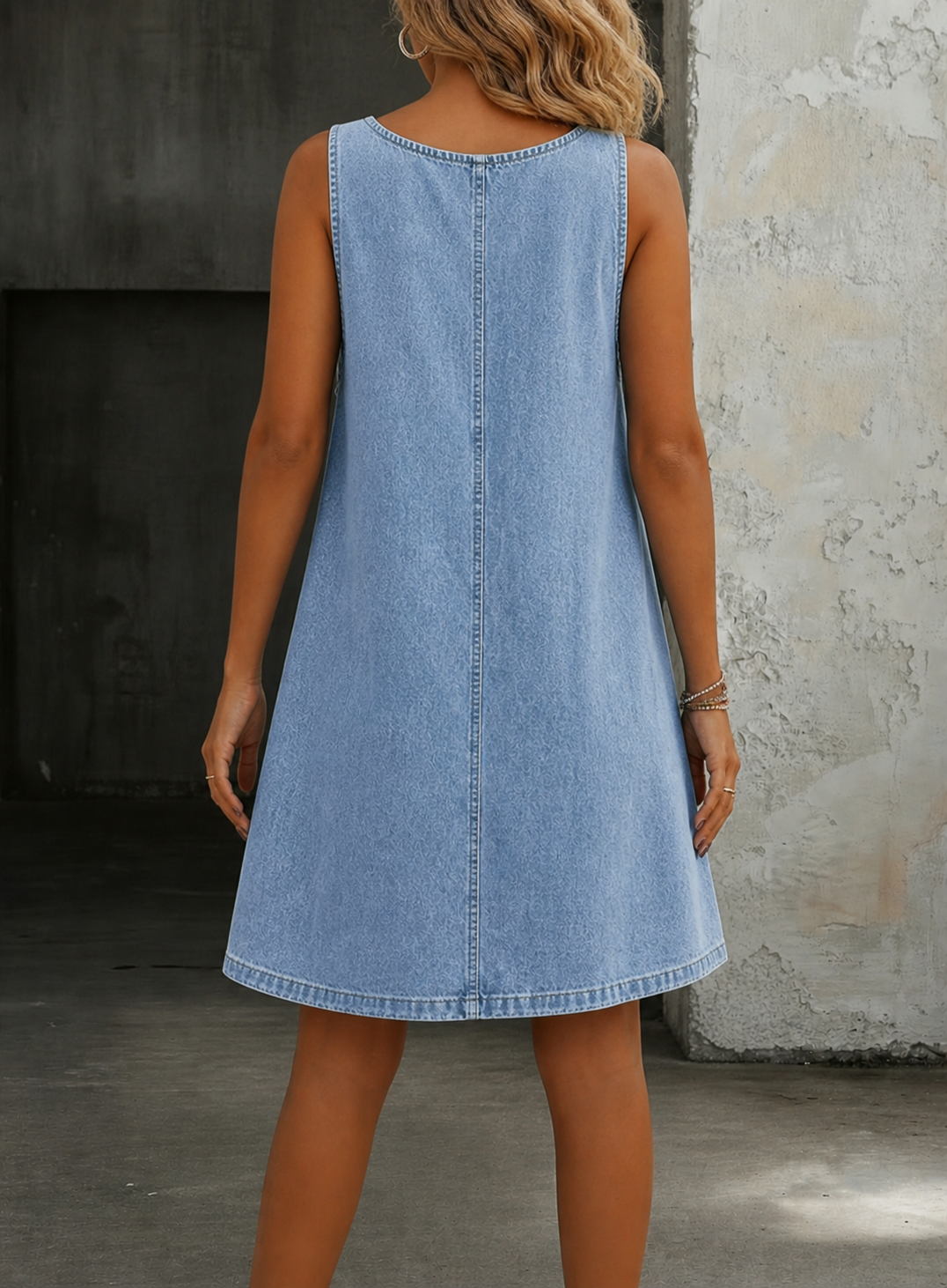 Allegra | Casual denim overalljurk
