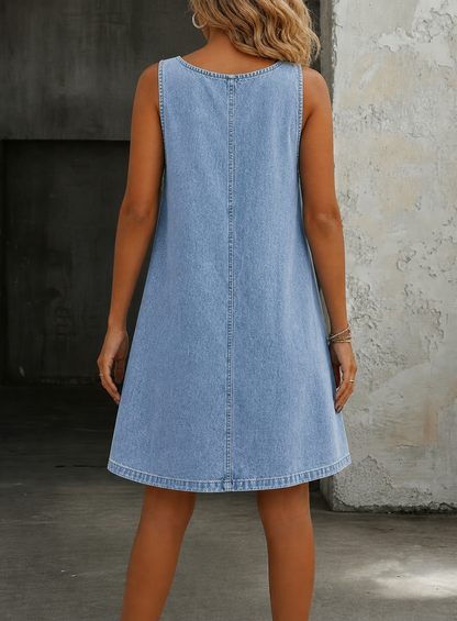 Allegra | Casual denim overalljurk