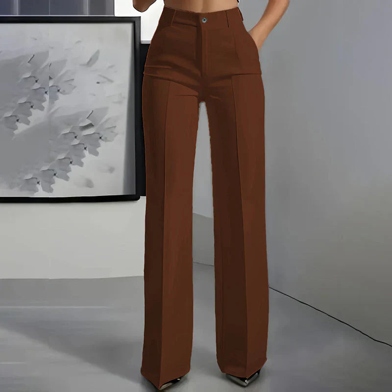JOVELLE | Chic hoge taillebroek met flatterende pasvorm voor werk en elegante momenten