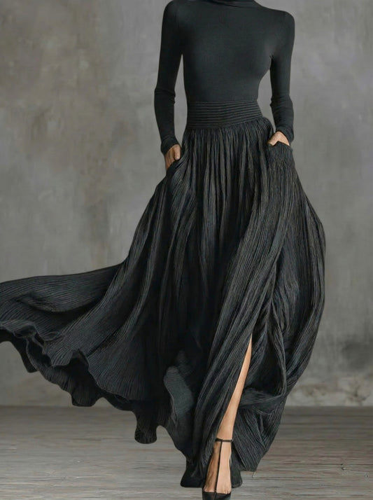 Celeste | Elegante Maxi Jurk met Hoge Taille
